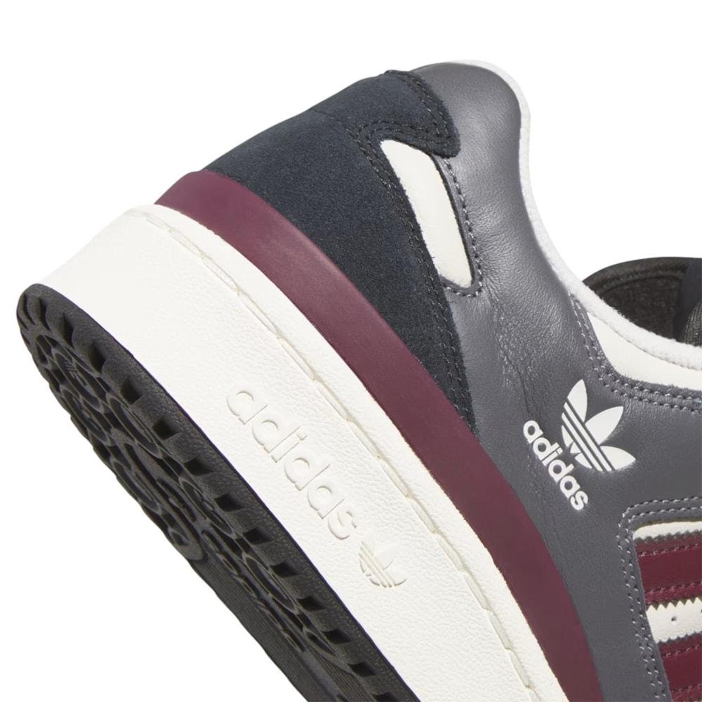 Tênis Adidas Forum 84 Low ADV Grey Three Maroon Alumina Cinza 5