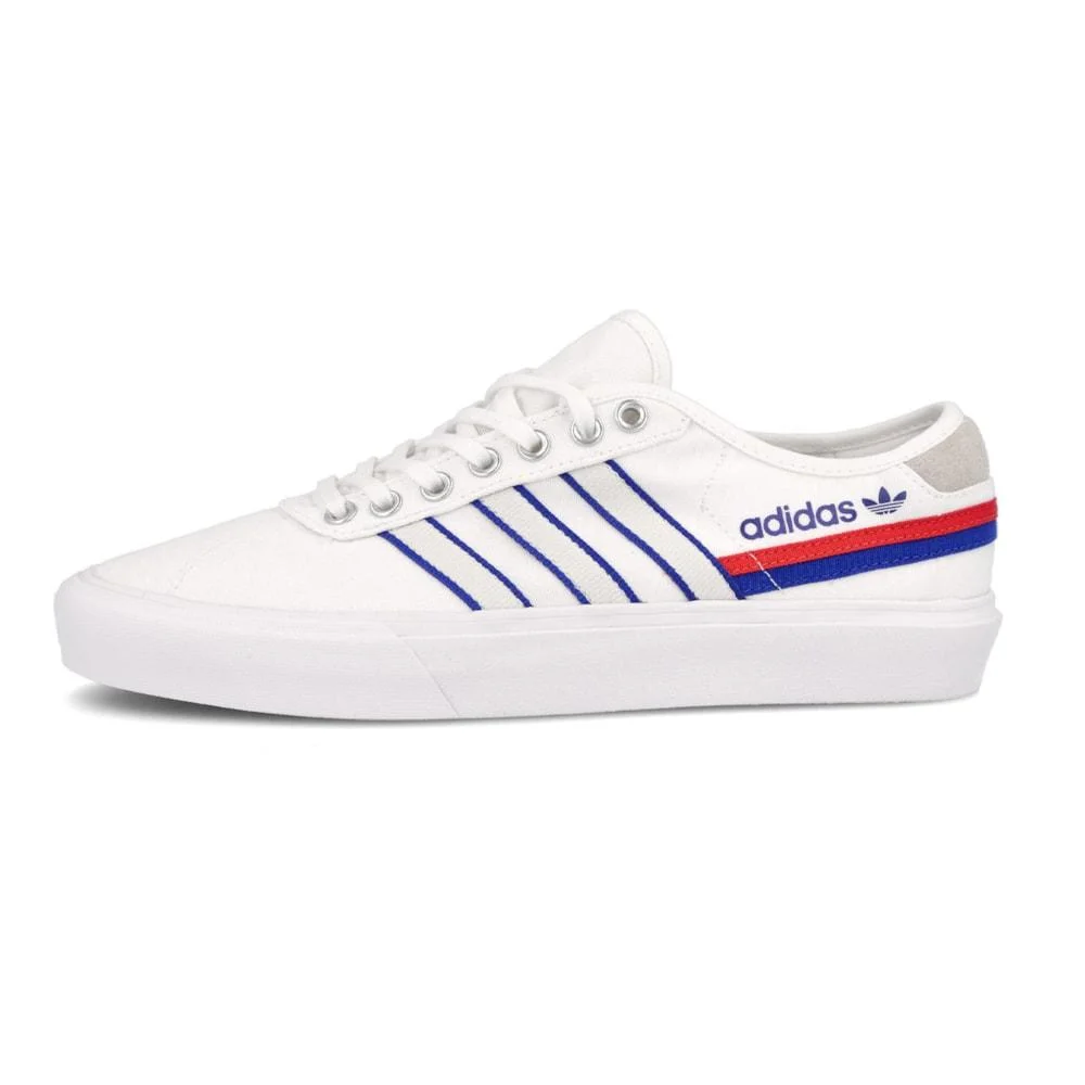 Tênis Adidas Delpala Branco e Azul Branco 2