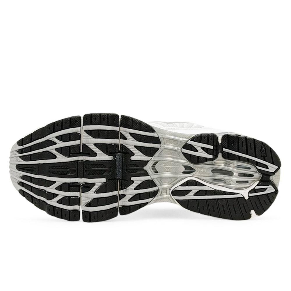 Tênis Mizuno Wave Prophecy LS Branco Prata Branco 4