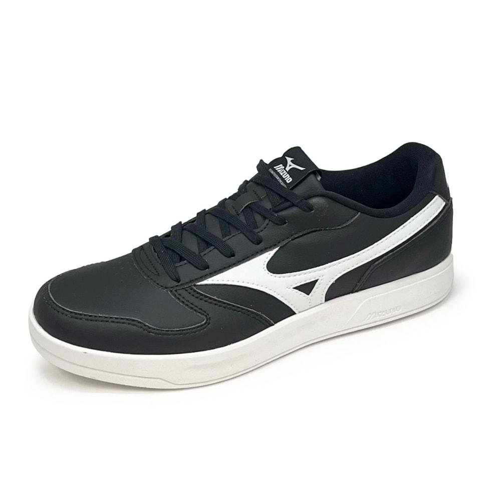 Tênis Mizuno Street Wind Preto e Branco