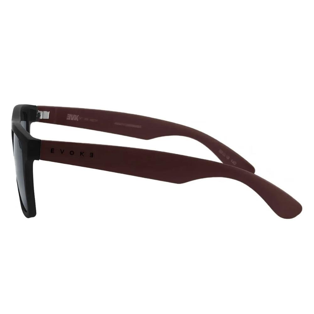 Óculos Evoke EVK 24 AC11 Black Matte Bordeaux Gray Gradient Cinza 3