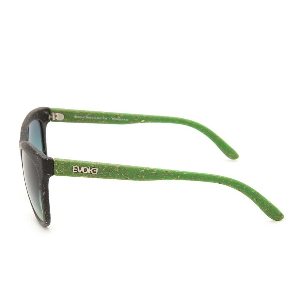 Óculos Evoke Hybrid II A03 Black Temple Green Preto/Verde 3