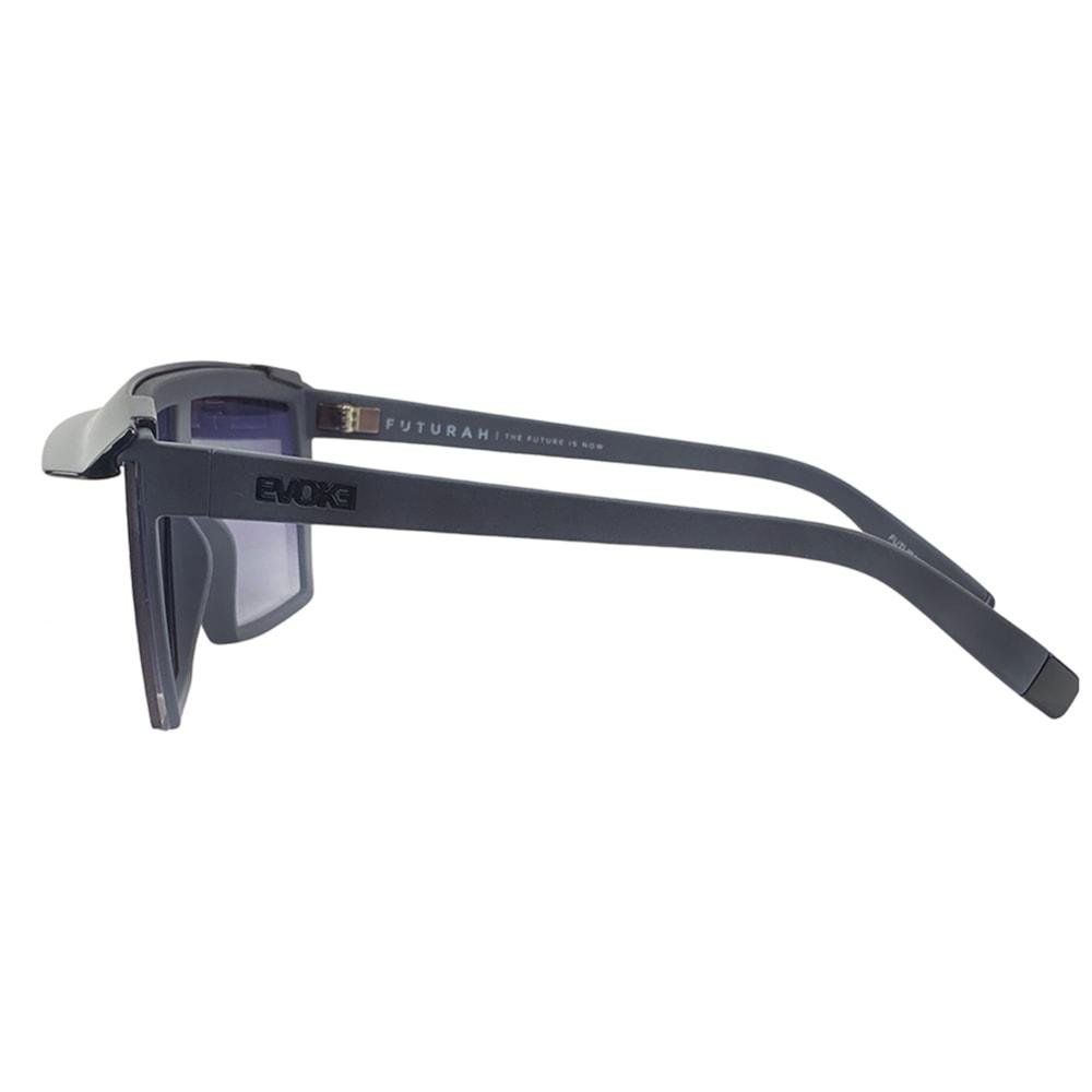 Óculos Evoke Futurah D11 Blue Gray Black Gray Gradient Cinza 4