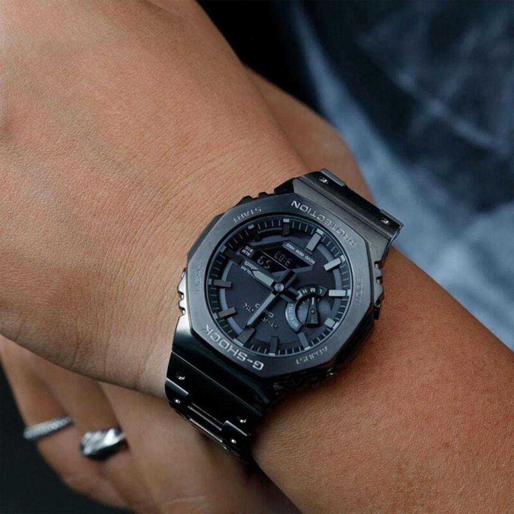 Relógio G-Shock GM-B2100BD-1ADR Bluetooth e Tough Solar Cinza 5