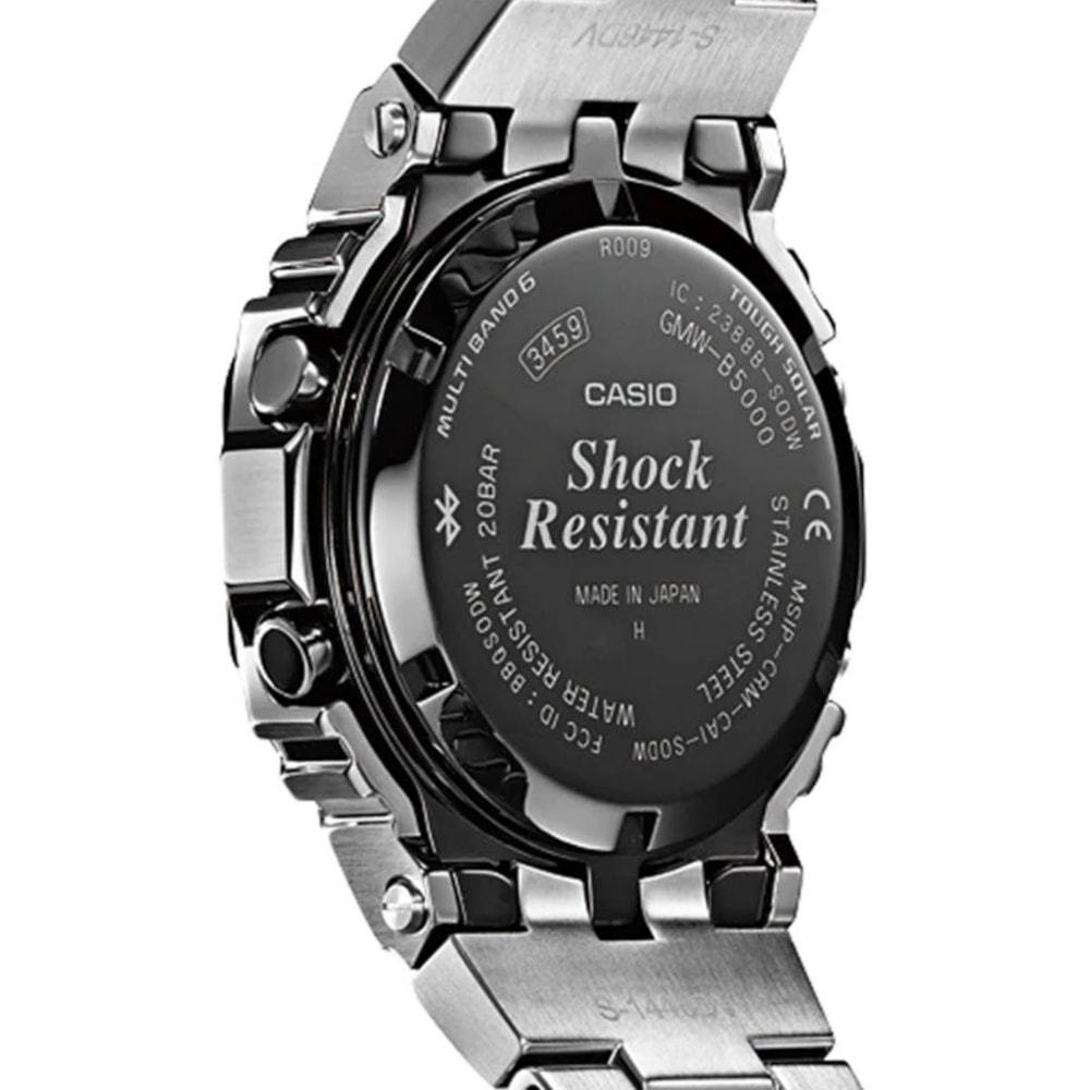 Relógio G-Shock GMW-B5000D-1DR Tough Solar e Bluetooth Prata 4