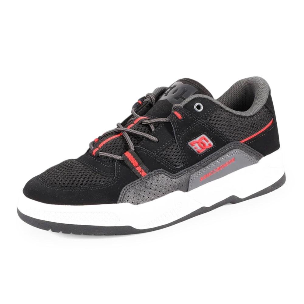 Tênis DC Construct Black Red Preto 4
