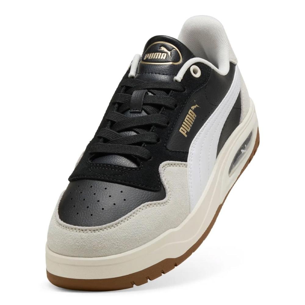 Shofule Tênis Puma Shuffle Tech OG Black White Vapor Preto