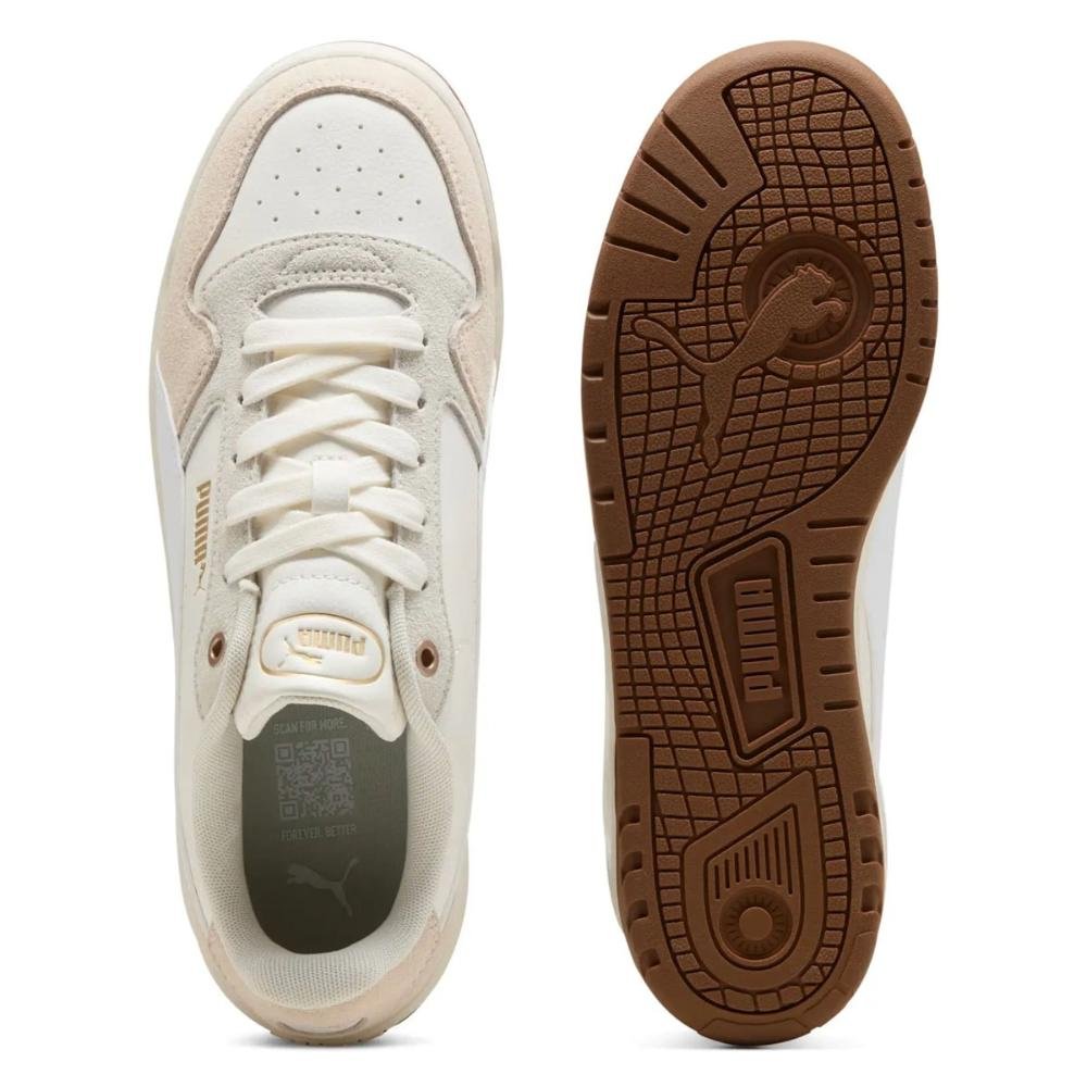 Tênis Puma Shuffle Tech OG Warm White Branco/Bege 5