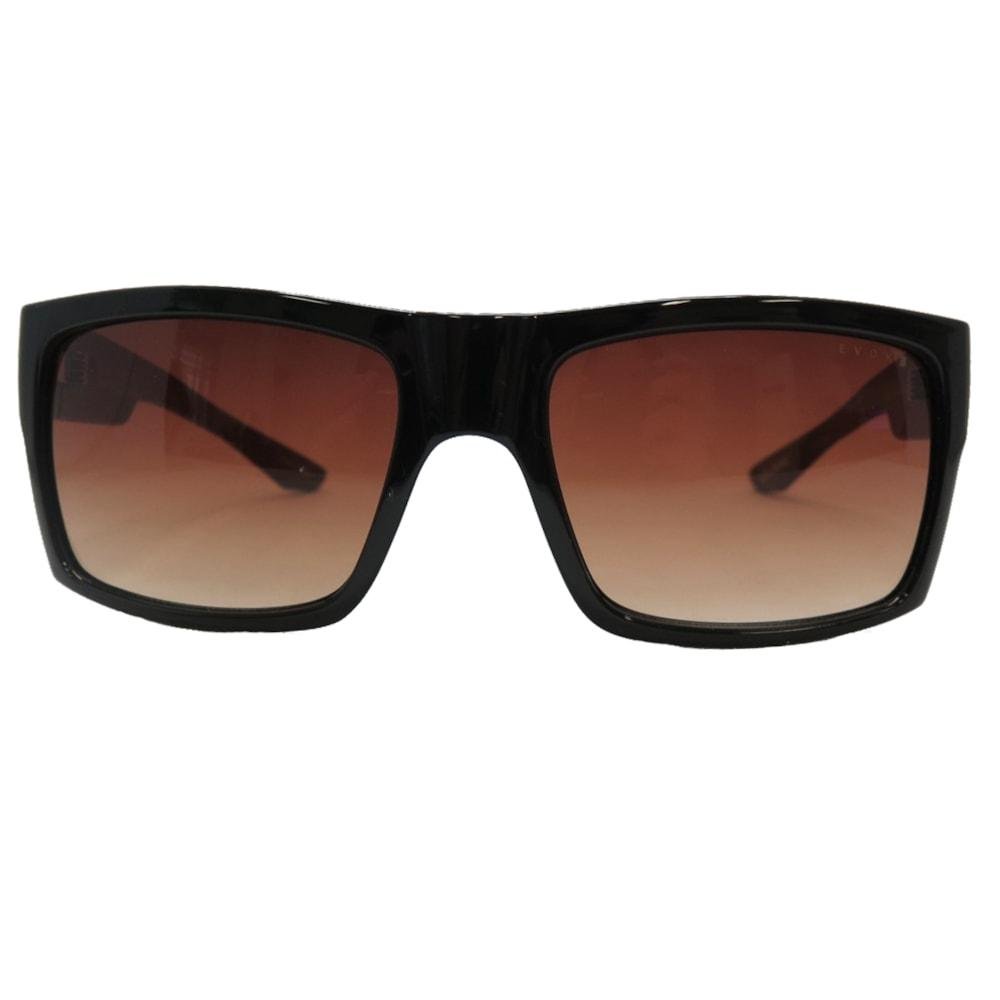 Óculos Evoke The Code II BRA08 Black Shine Matte Black Brown Preto/Marrom 2
