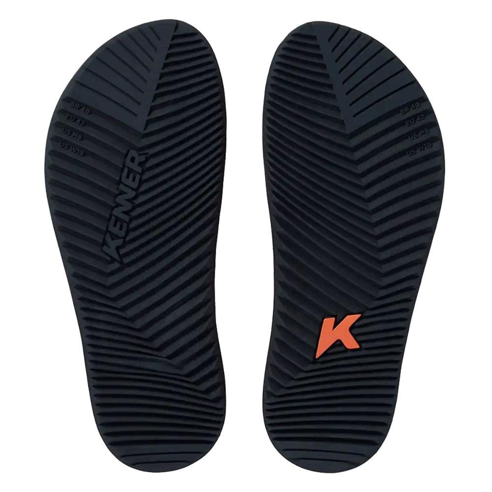 Chinelo Kenner K1 Preto Preto 5