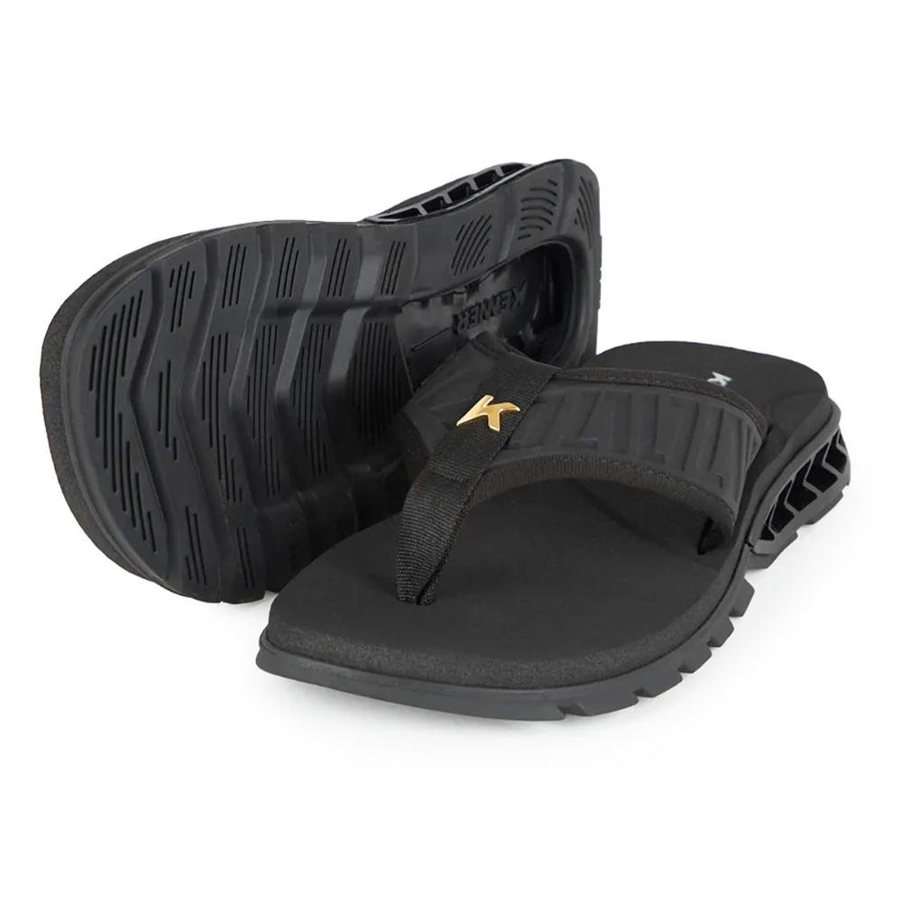 Chinelo Kenner Rakka Elite L7 Preto Preto 9