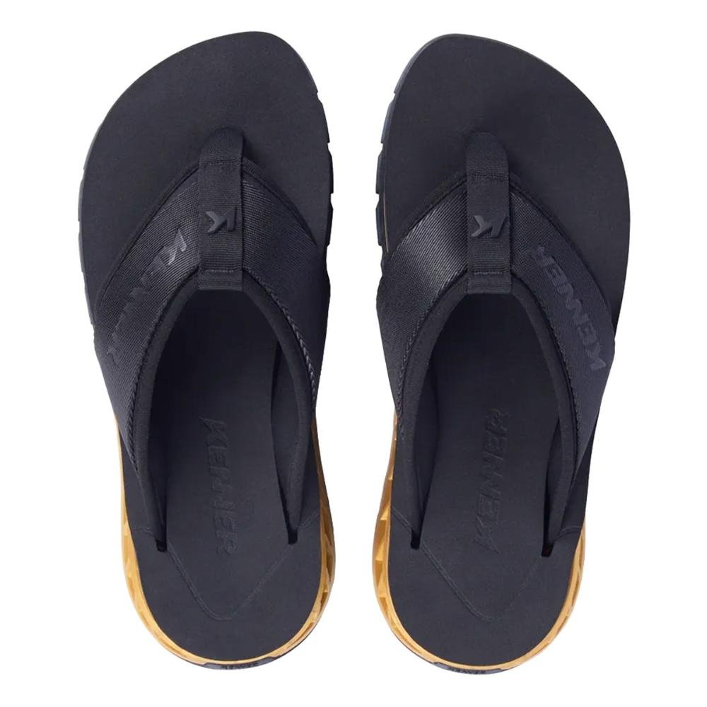 Chinelo Kenner Rakka Sport Preto Dourado
