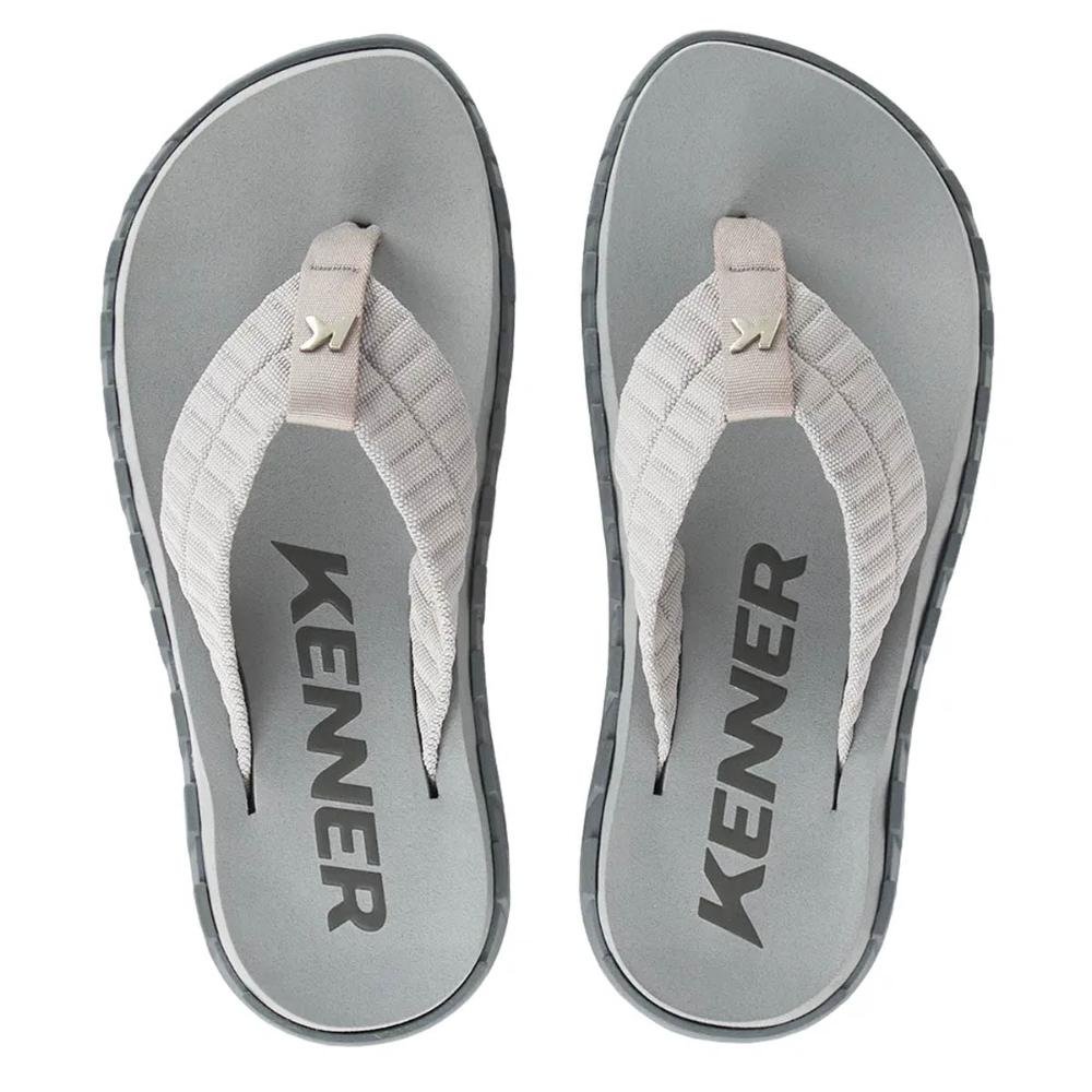 Chinelo Kenner Megah Puffer Cinza