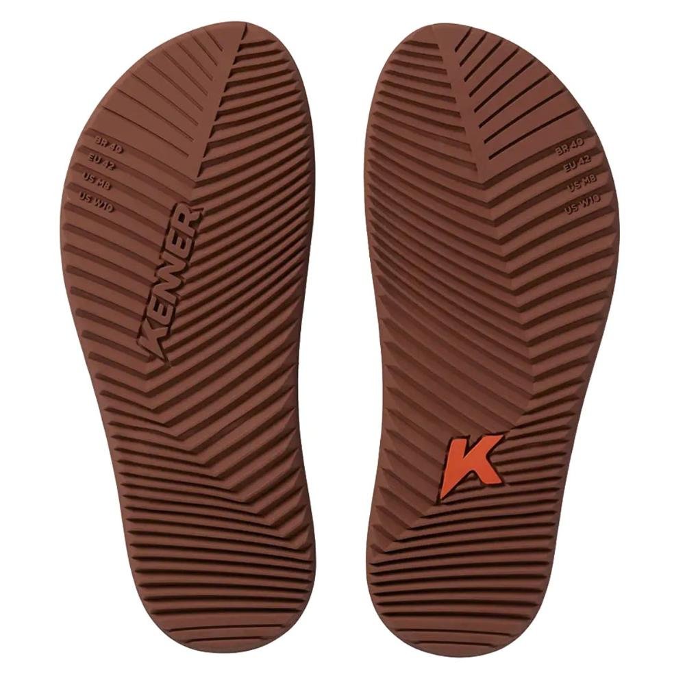 Chinelo Kenner K1 Marrom Marrom 5