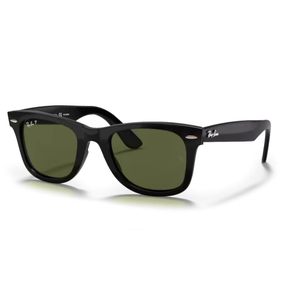Óculos Ray-Ban Wayfarer Ease Black G-15 Green Polarizado Preto 2