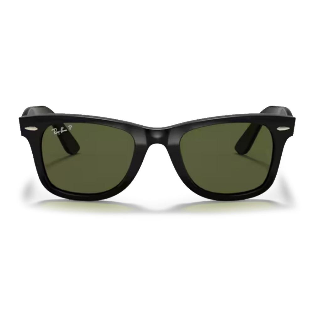 Óculos Ray-Ban Wayfarer Ease Black G-15 Green Polarizado Preto 4