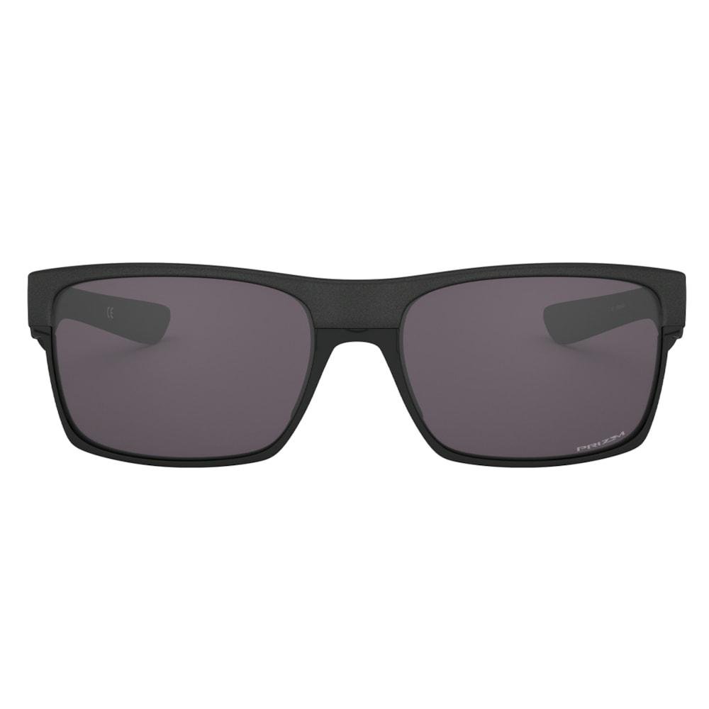 Óculos de Sol Oakley Two Face Steel Prizm Grey Preto 2