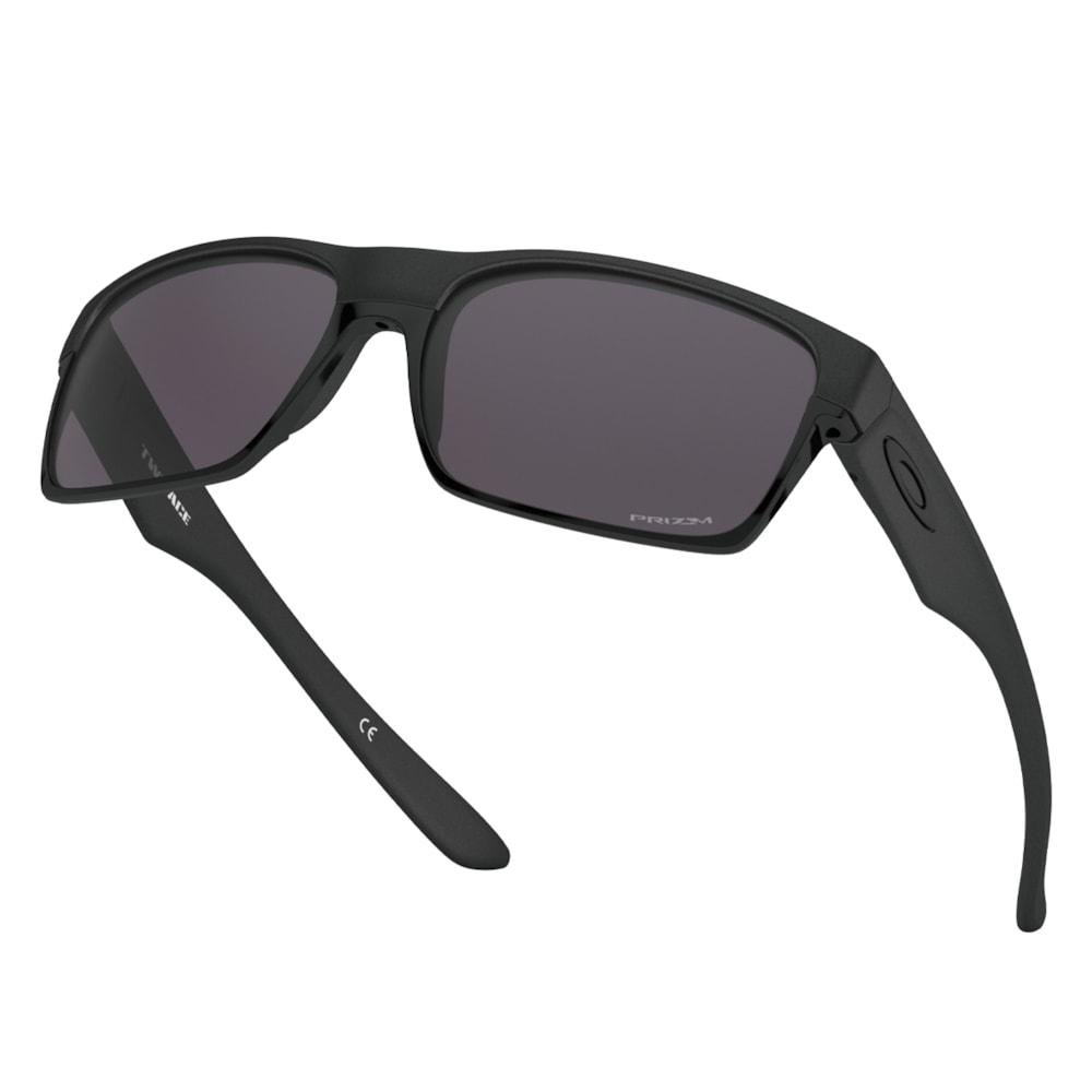 Óculos de Sol Oakley Two Face Steel Prizm Grey Preto 5