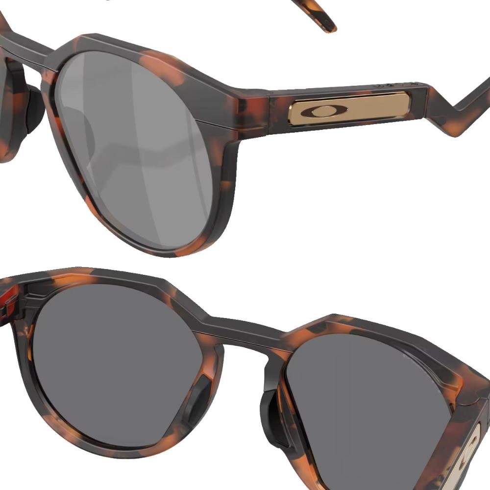 Óculos Oakley HSTN Prizm Black Matte Tortoise Marrom 6