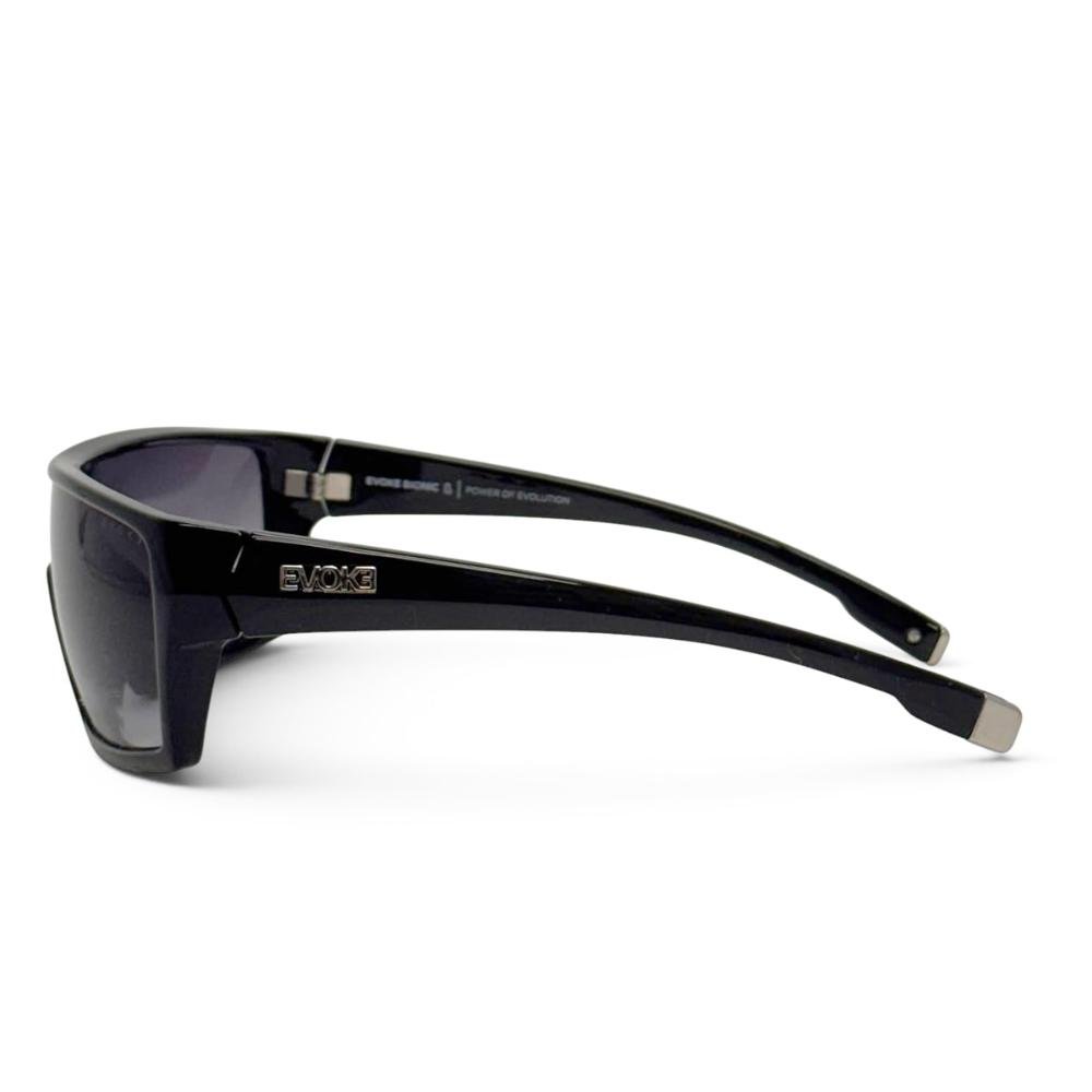 Óculos Evoke Bionic Beta Black Shine Grey Masculino Preto 2