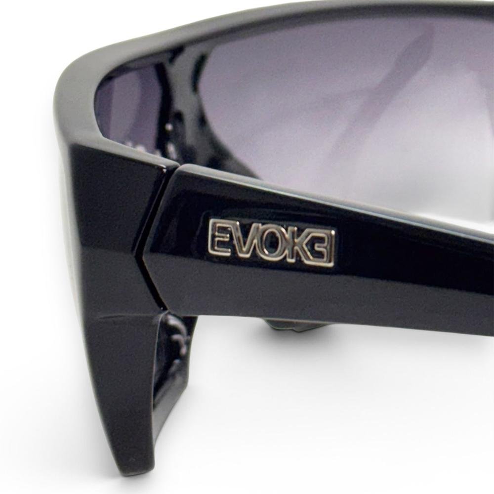 Óculos Evoke Bionic Beta Black Shine Grey Masculino Preto 4