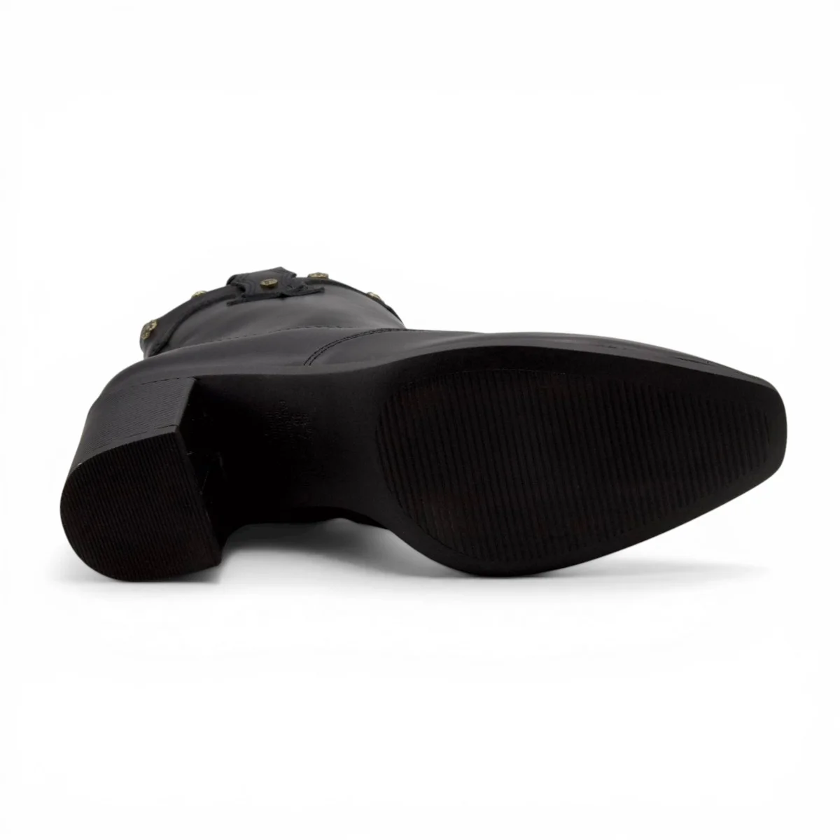 Bota Feminina Cano Curto de Couro Legítimo Tanara T9581 Preto 4