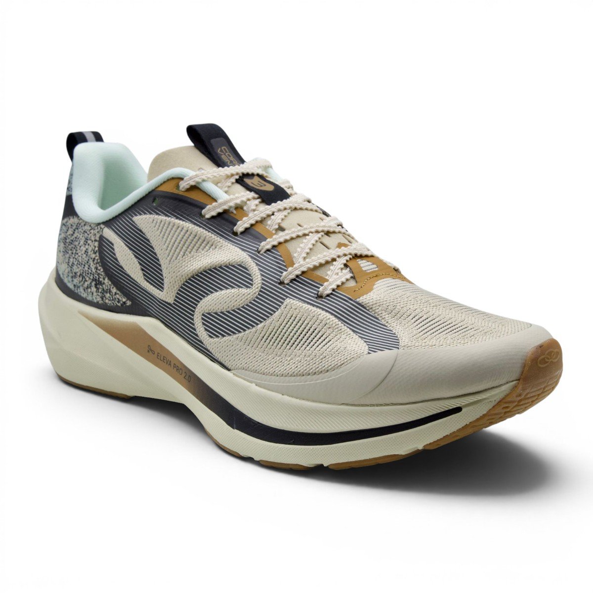 Tênis de Corrida Masculino Olympikus Corre Vento 3 Bege/Cinza 2