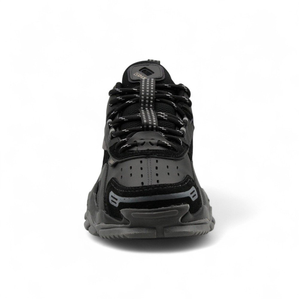 Tênis Casual Streetware Masculino Qix Trek Preto/Cinza 3