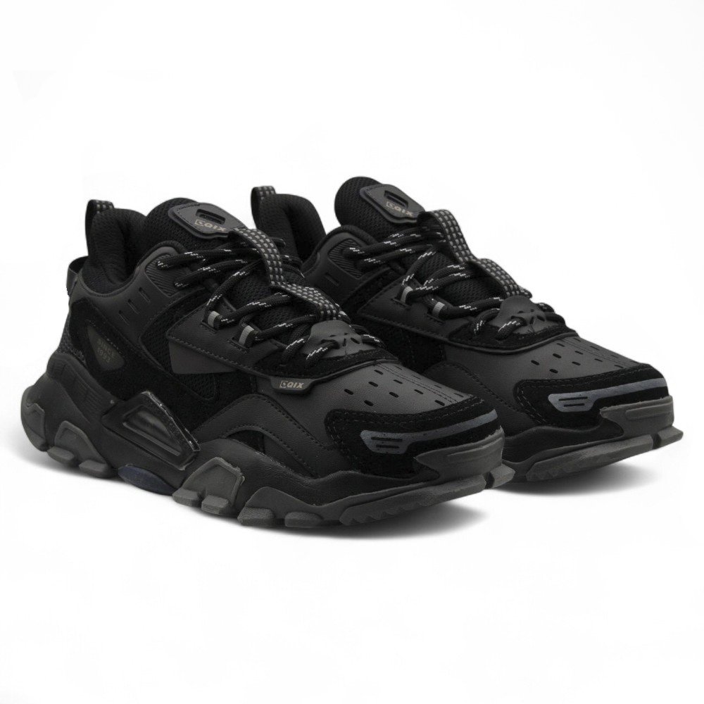 Tênis Casual Streetware Masculino Qix Trek Preto/Cinza 5