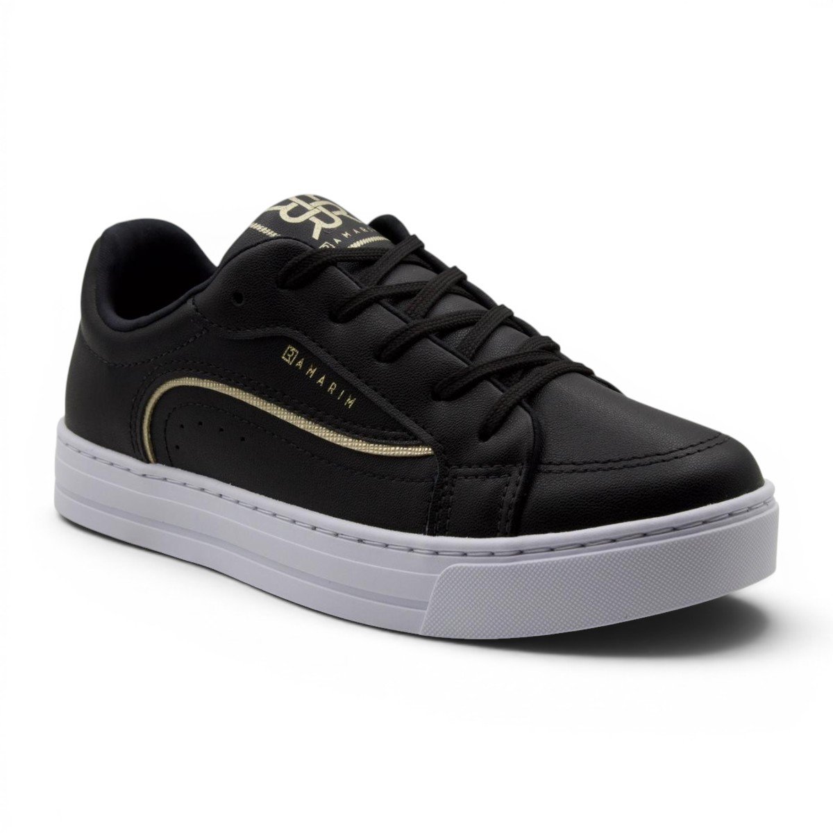 Tênis Casual Feminino Ramarim 26-99204 Preto/Branco 2