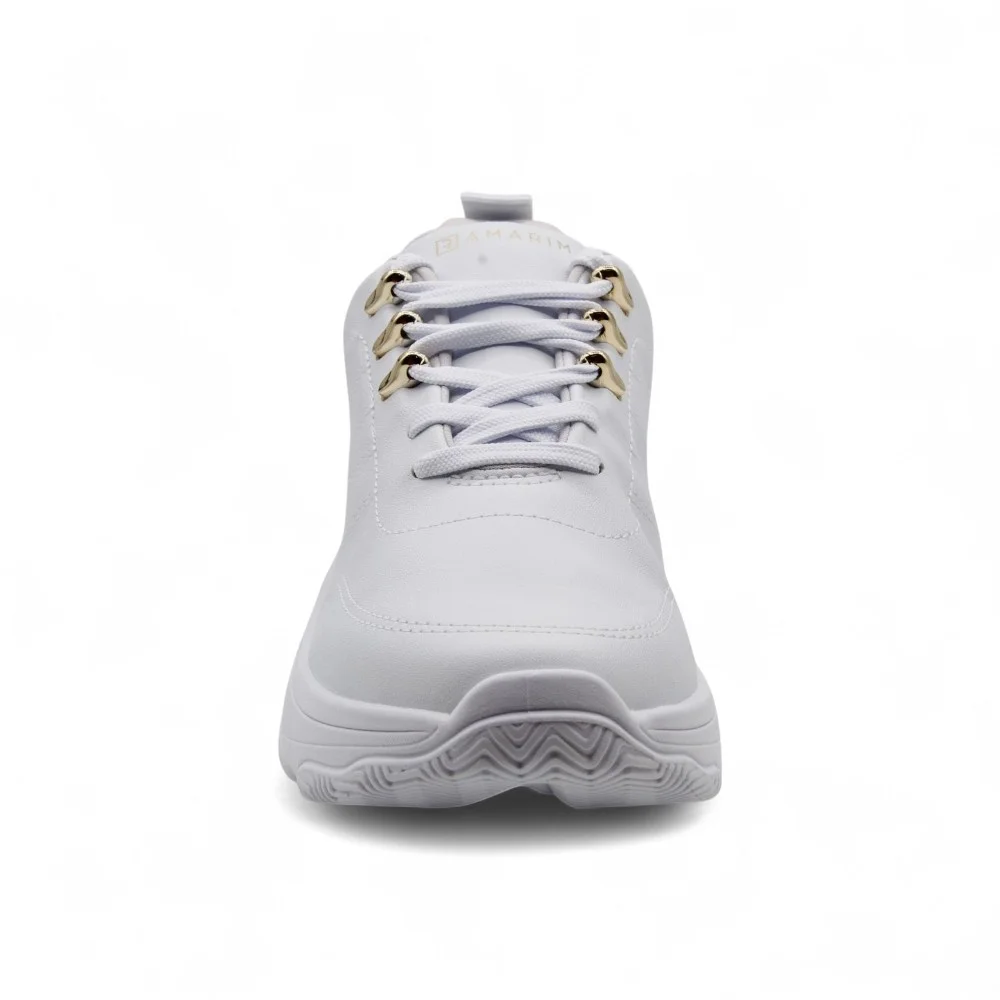 Tênis Feminino Ramarim 25-74202 Branco/Dourado 3