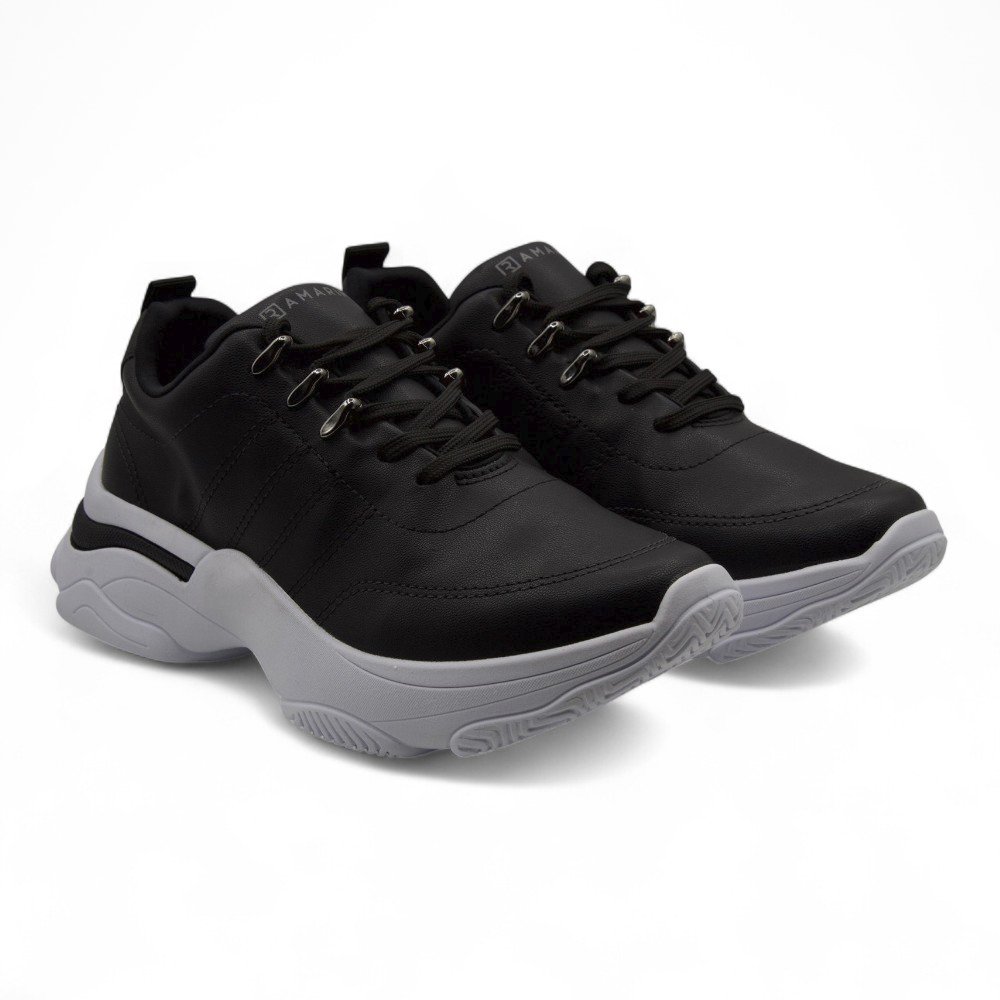 Tênis Feminino Ramarim 25-74202 Preto/Branco 5