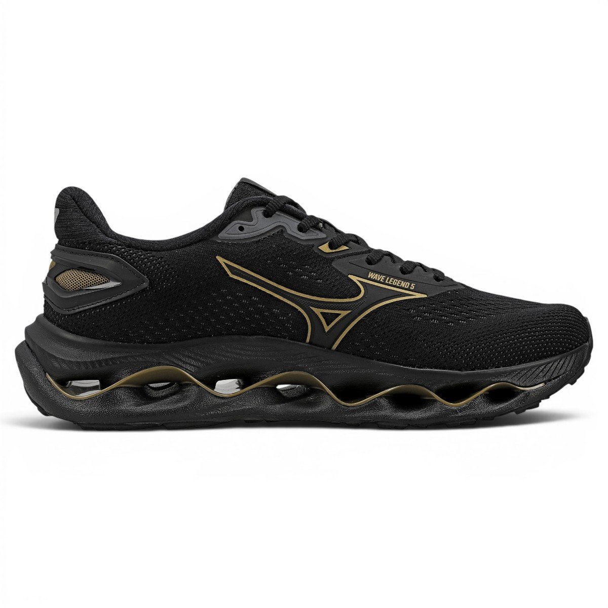 Tênis de Corrida Masculino Mizuno Wave Legend 5 Preto 5