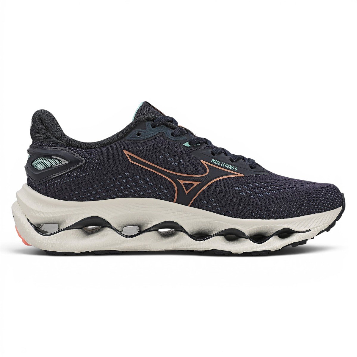 Tênis de Corrida Feminino Mizuno Wave Legend 5 Marinho 5