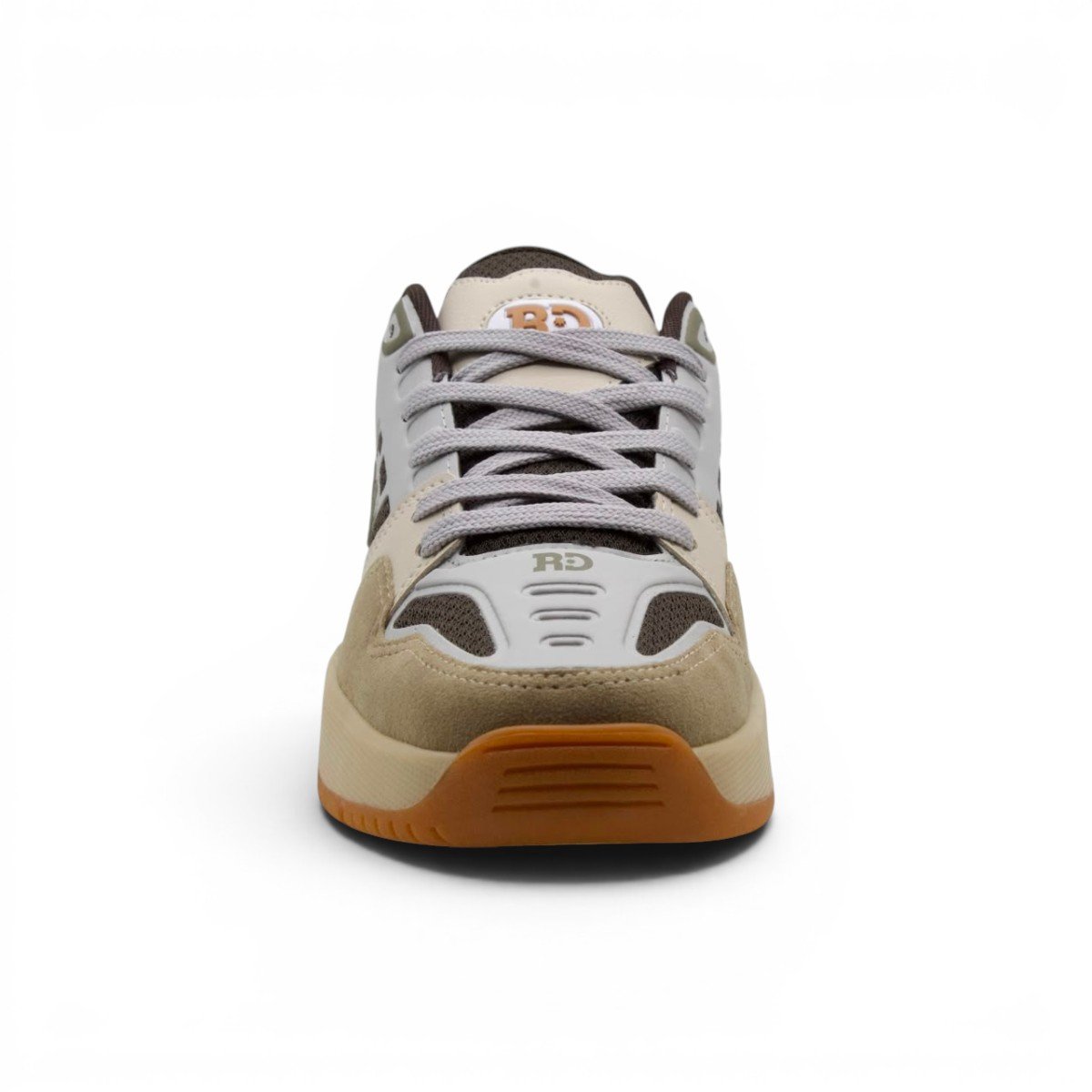 Tênis Casual Masculino Redikal RKT633 Marrom/Bege 3