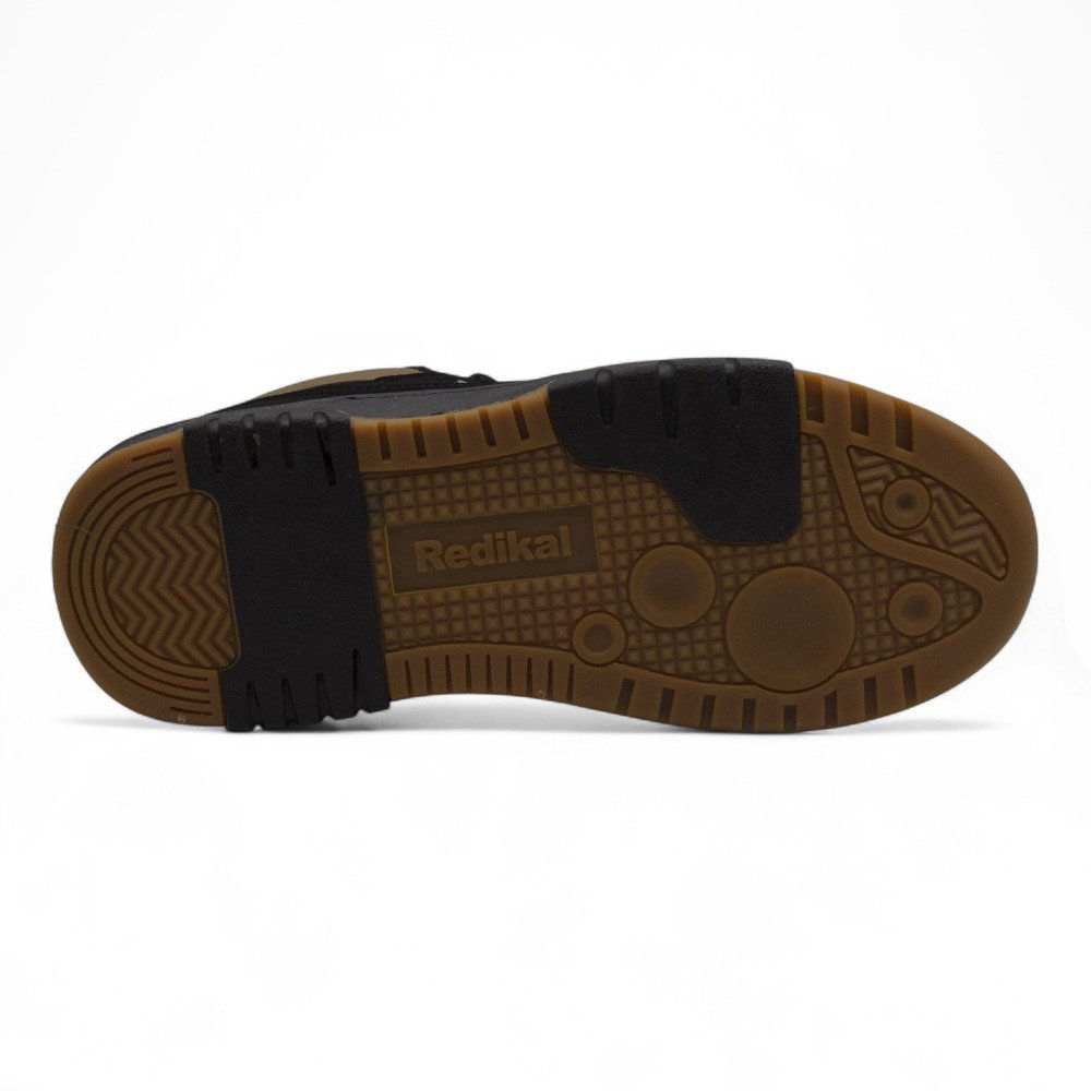 Tênis Botinha Casual Masculino Redikal RKB676 Preto/Caramelo 4