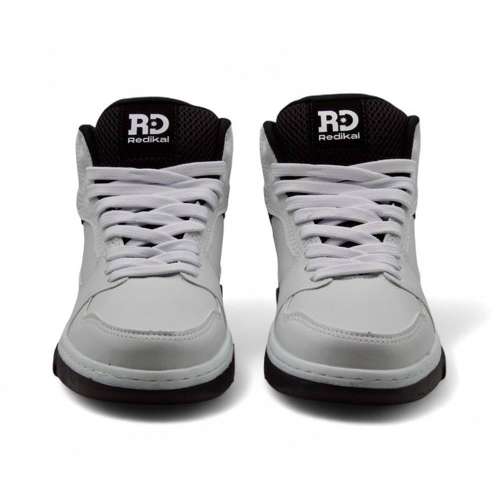 Tênis Botinha Casual Masculino Redikal RKB679 Branco/Preto 3
