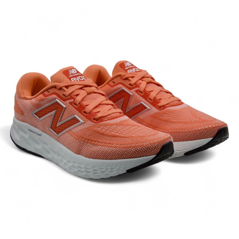 Tênis de Corrida Feminino New Balance Evozv4 Rosa/Branco 5