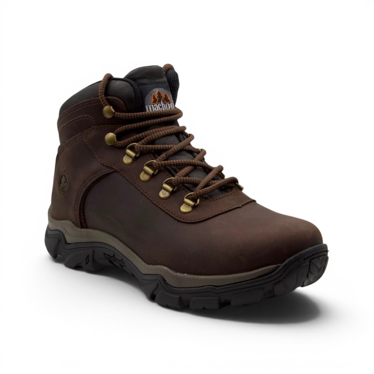 Bota Coturno Couro Adventure Masculina Macboot Sanhasso 02 Café 2