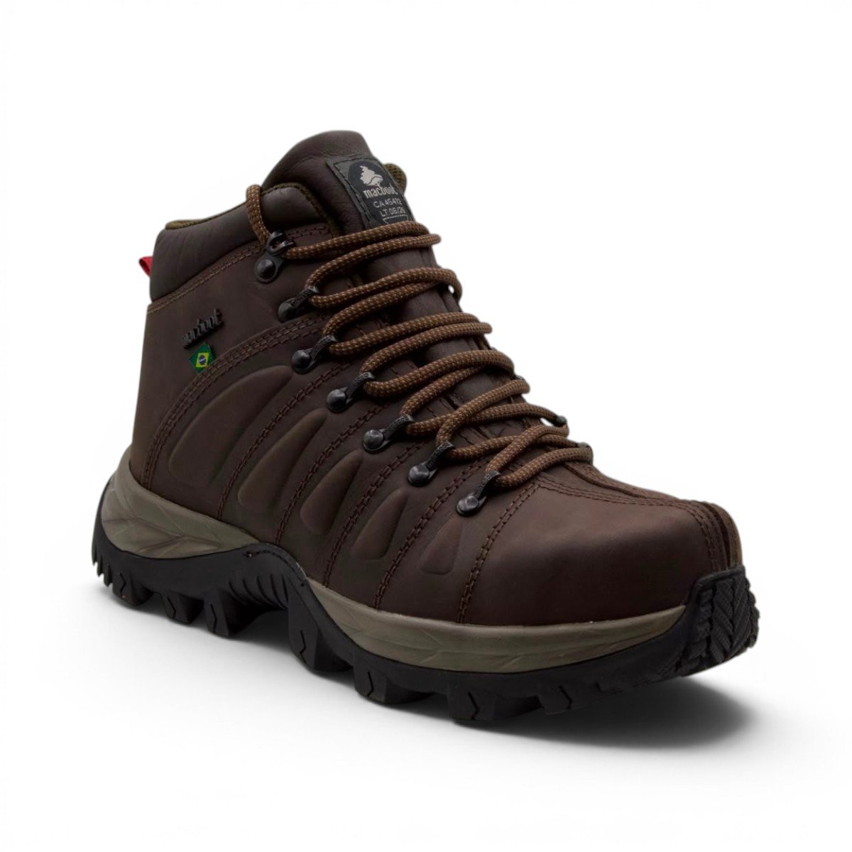 Bota Coturno Couro Adventure Masculino Macboot Uirapuru 06 Café 2