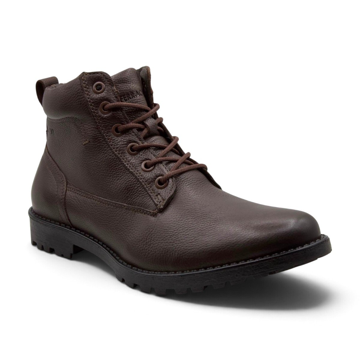 Coturno de Couro Social Masculino Ferracini Cross 9955 Marrom 2