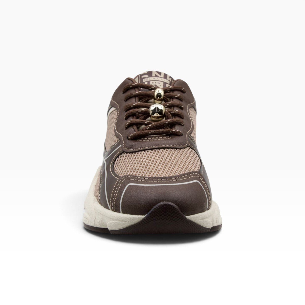 Tênis Casual Chunky Feminino Ramarim 26-90101 Marrom/Bege 3