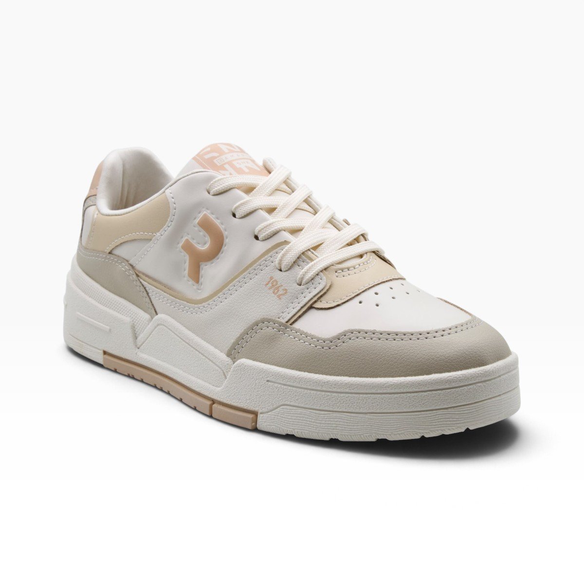 Tênis Casual Feminino Flatfoam Ramarim 26-89104 Bege/Cinza 2