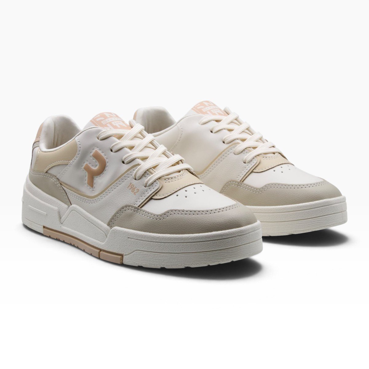 Tênis Casual Feminino Flatfoam Ramarim 26-89104 Bege/Cinza 5