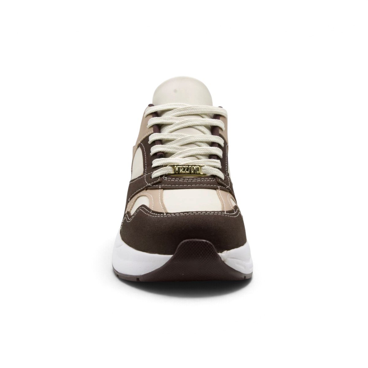 Tênis Casual Feminino Vizzano 1487.101 Bege/Marrom 3