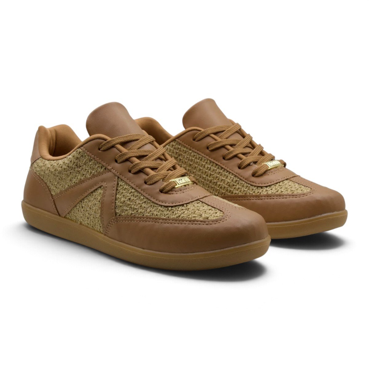 Tênis Casual Feminino Retrô Vizzano 1430,102 Marrom 5