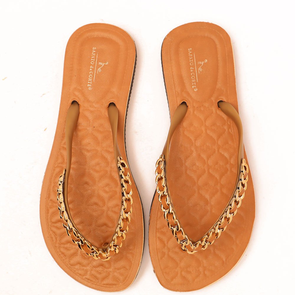 Chinelo Sapato da Corte Havaí Tira Corrente