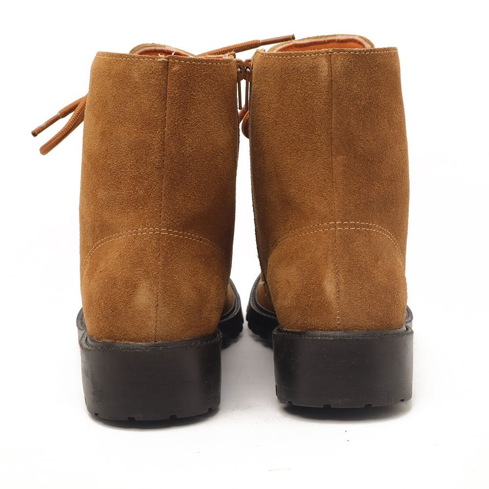 Coturno Feminino Sapato Da Corte Salto Baixo Tratorado Couro-Produto 02 Caramelo 8