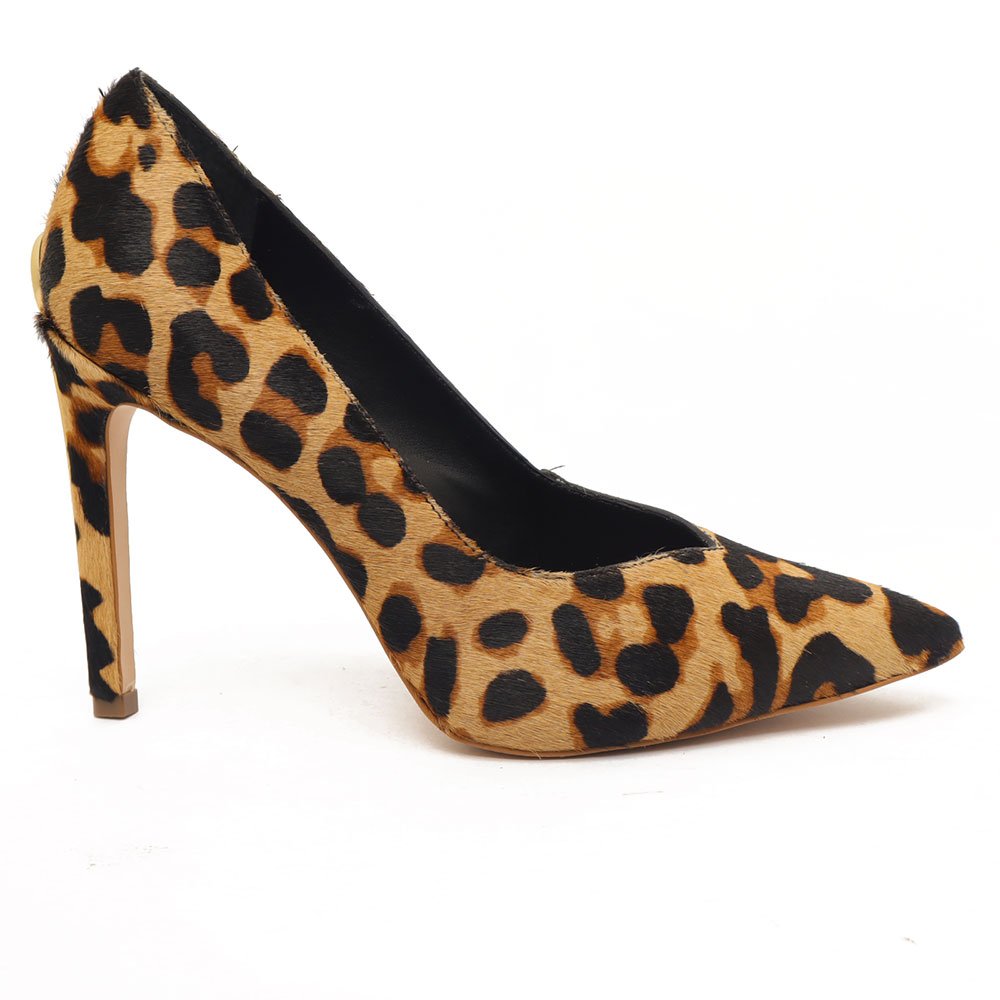 Scarpin Jorge Bischoff Salto Alto Fino Estampado