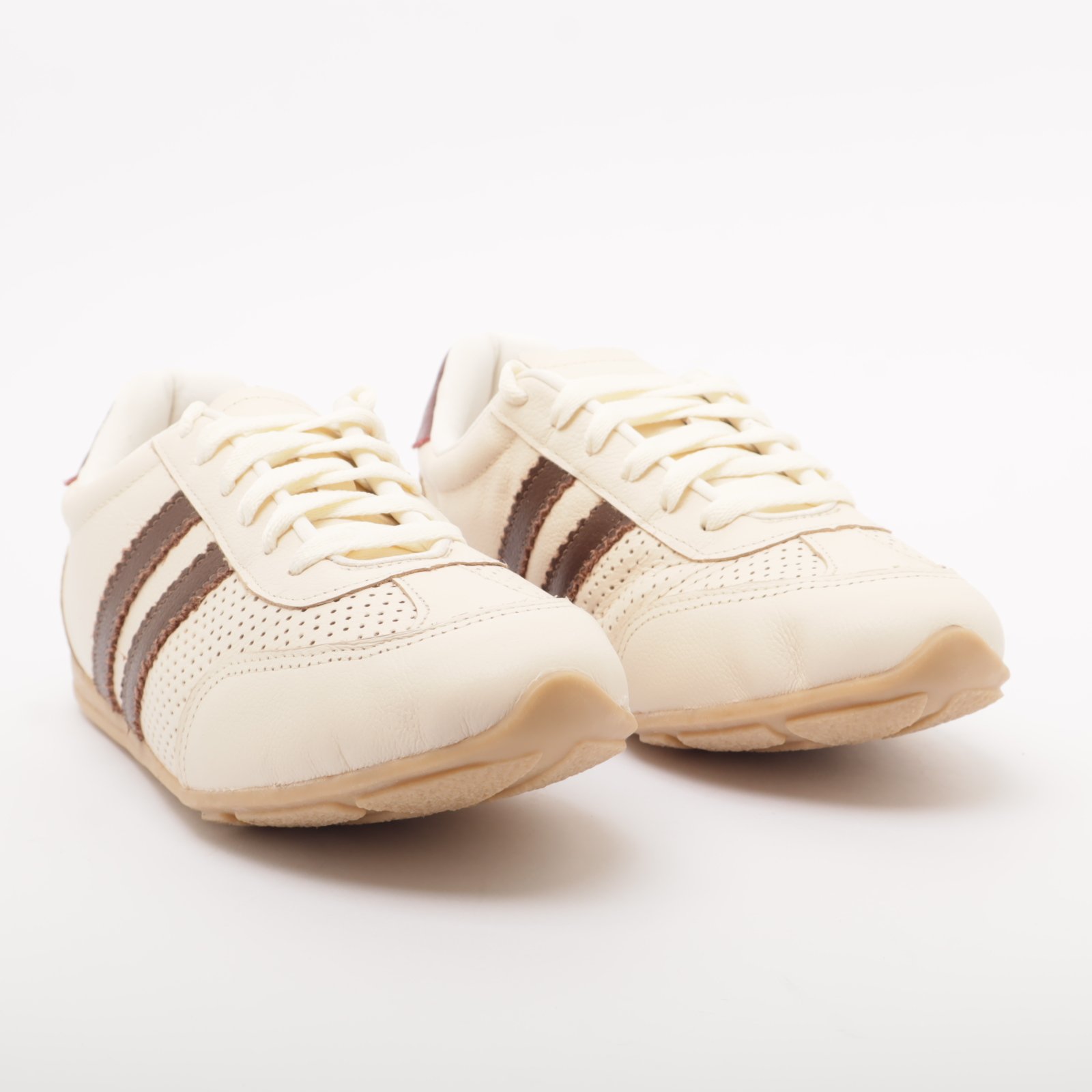 Tênis Boliche Belluno Vazado Couro Off White 3